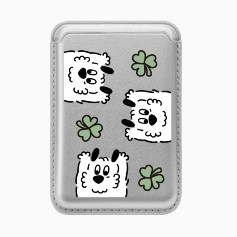 Cute Dog Cartoon Magnetic Phon - огляд і ціна Leather Wallet Card Holder Phone Cover