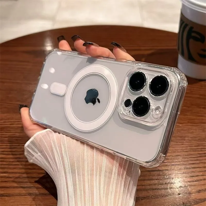 Original For Magsafe Wireless  - огляд і ціна Clear Shockproof Bumper Case