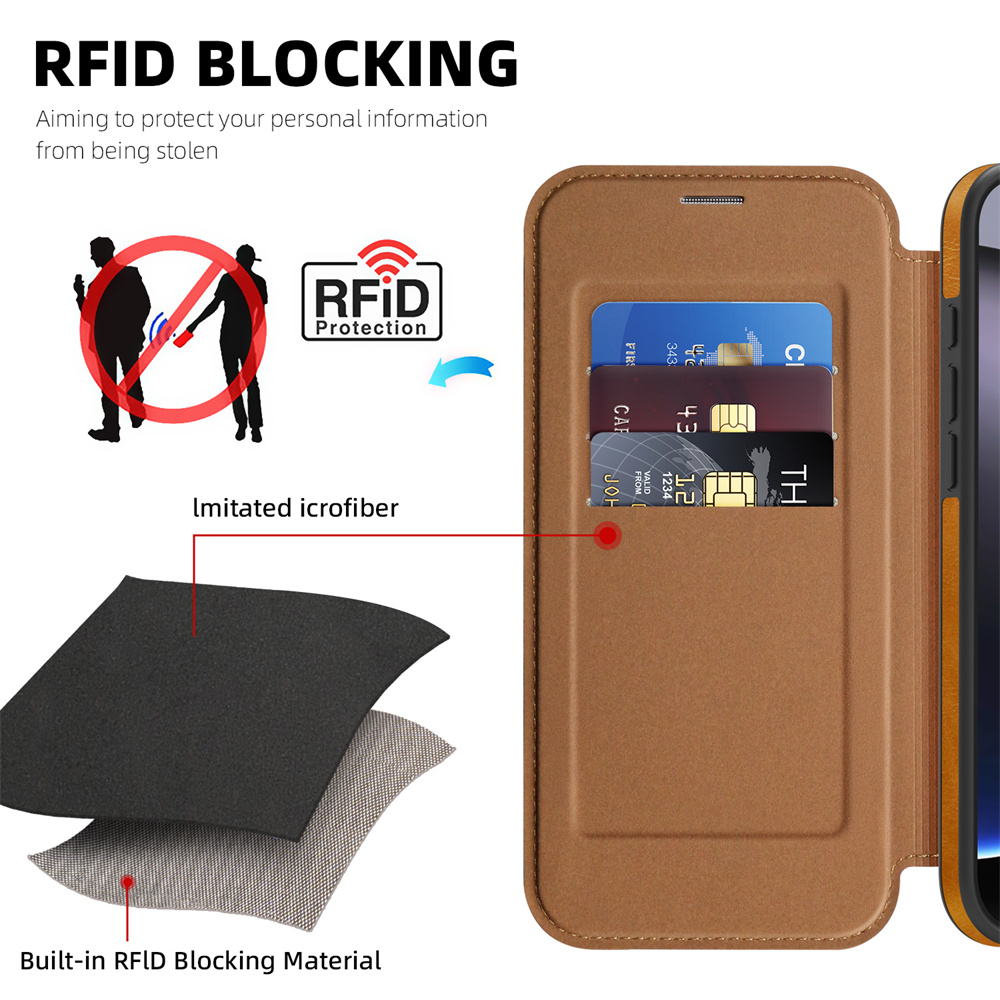 Magnetic Flip Leather Phone Ca - огляд і ціна Leather Wallet Card Holder Phone Cover