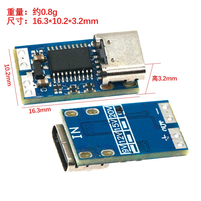 Type-C PD decoy module PD23.0  - огляд і ціна Chargers